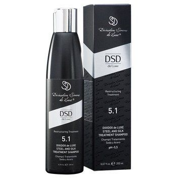 Відновлюючий шампунь DSD Dixidox DeLuxe Steel and Silk Treatment Shampoo 5.1 500 мл 8437011863119 фото