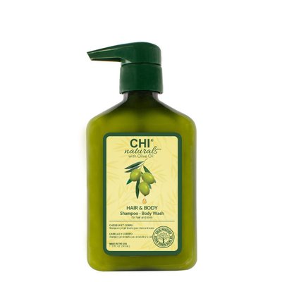 Шампунь для волосся та тіла CHI Olive Organics Hair and Body Shampoo 340 мл 633911789032 фото
