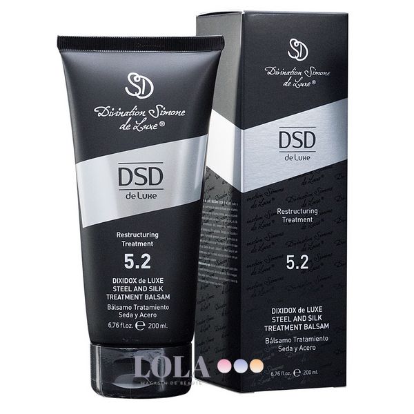 Відновлюючий бальзам DSD DeLuxe Steel and Silk Treatment Balsam 5.2 200 мл 8437011863126 фото