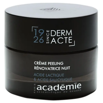 Нічний оновлювальний крем-пілінг Academie Derm Acte Restorative Exfoliating Night Cream 3145078036012 фото