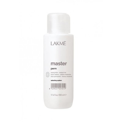 Лосьйон Lakme Master Perm Waving Lotion 0 For Ressistant Hair для завивки твердого волосся 500 мл 8429421457019 фото