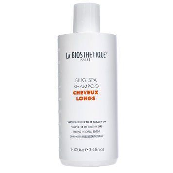 Питательный шампунь для длинных и поврежденных волос La Biosthetique Cheveux Longs Spa Silky Shampoo 1000 мл 4040218720631 фото