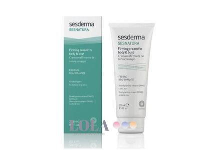 Підтягуючий крем для тіла та грудей Sesderma Sesnatura 250 мл 8470001715043 фото