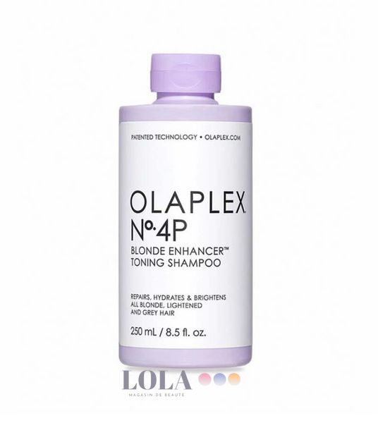 Тонуючий шампунь для блондинок та сивого волосся OLAPLEX Nº 4P BLONDE ENHANCER TONING SHAMPOO 250 мл 850018802239 фото