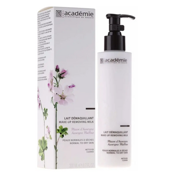 Молочко для демакияжа Овернская мальва Academie Make-up Removing Milk 3145071602009 фото