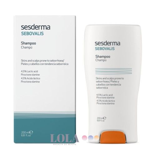 Sesderma Sebovalis Лечебный шампунь для волос от себореи 200 мл 8429979442413 фото