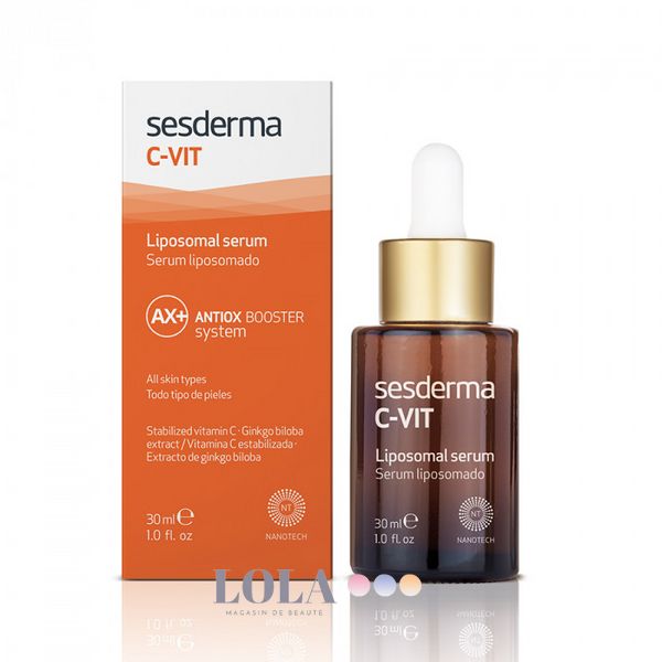 Липосомальная сыворотка с витамином C C-VIT Liposomal Serum для всех типов кожи 30 мл 8429979355355 фото