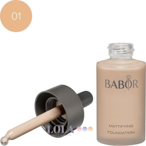 Крем тональний матуючий, тон 01 слонова кістка Babor Mattifying Foundation ivory 30 мл 4015165806110 фото