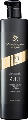 Фіолетовий шампунь DSD de Luxe 4.1.1 Violet Shampoo для догляду за світлим та сивим волоссям 500 мл 8436551801803 фото
