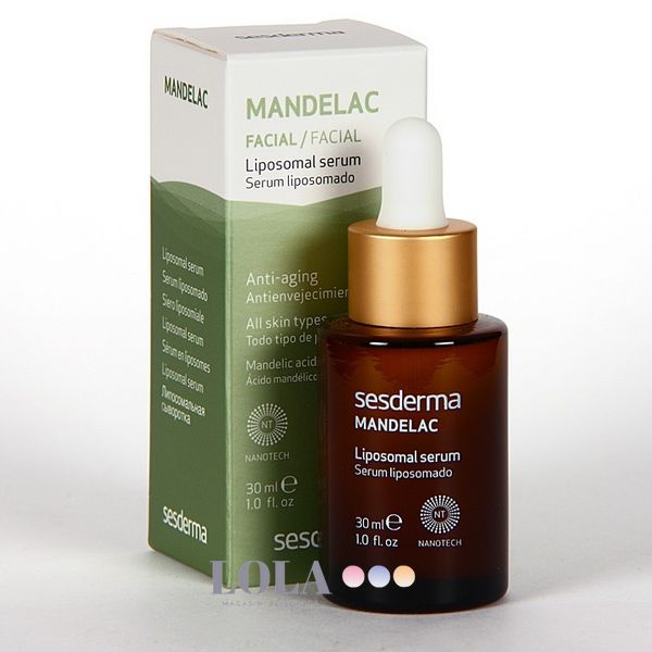 Омолаживающая липосомальная сыворотка Sesderma Mandelac для лица 30 мл 8429979611024 фото