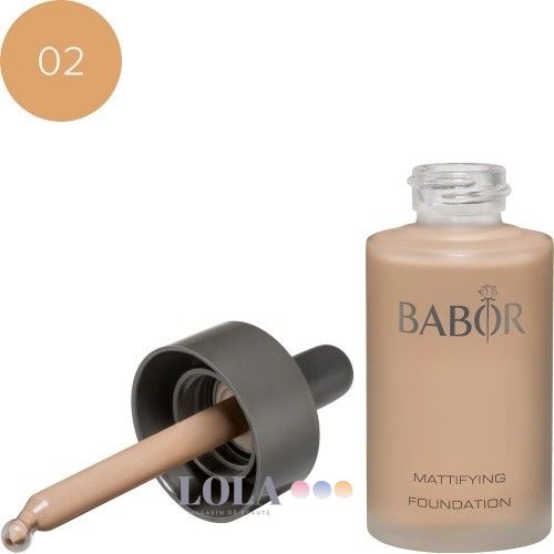 Матирующий тональный крем BABOR MATTIFYING FOUNDATION 02 натуральный 30 мл 4015165104490 фото