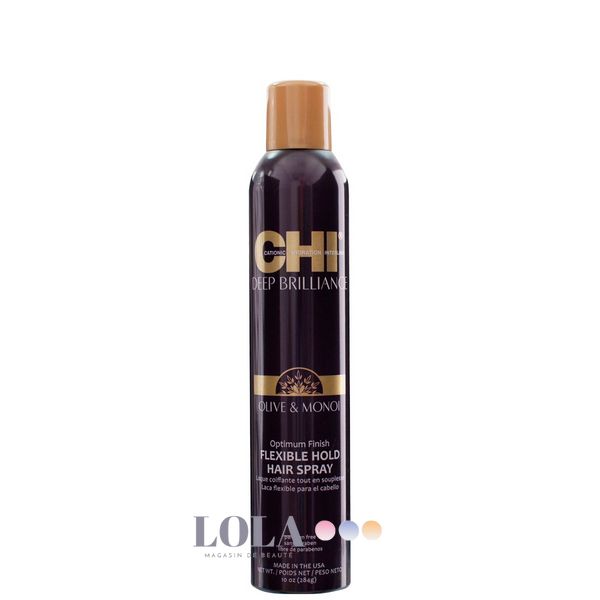 Лак для волосся Chi Deep Brilliance Optimum Finish Flexible Hold Hairspray 284 г 633911778920 фото