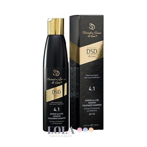 Восстанавливающий шампунь с кератином DSD de Luxe 4.1 Keratin Treatment Shampoo 200 мл 8437011863089 фото