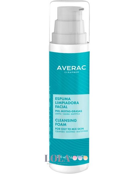 Пінка для вмивання AVERAC CLEANSING FOAM 200 мл 8436044674570 фото