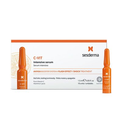 Інтенсивна сироватка Sesderma C-VIT intensive serum для тьмяної шкіри 10 х 1,5 мл 8429979446169 фото