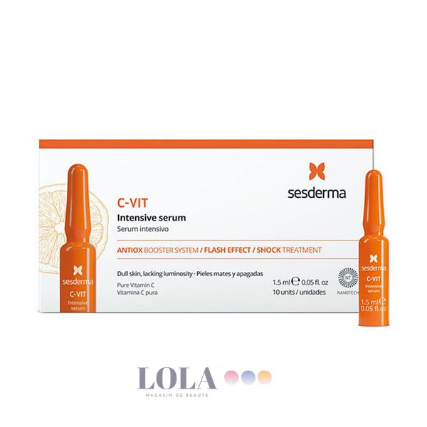 Интенсивная сыворотка Sesderma C-VIT intensive serum для тусклой кожи 10 х 1,5 мл 8429979446169 фото